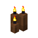 Три коричневые свечи (горящие).png
